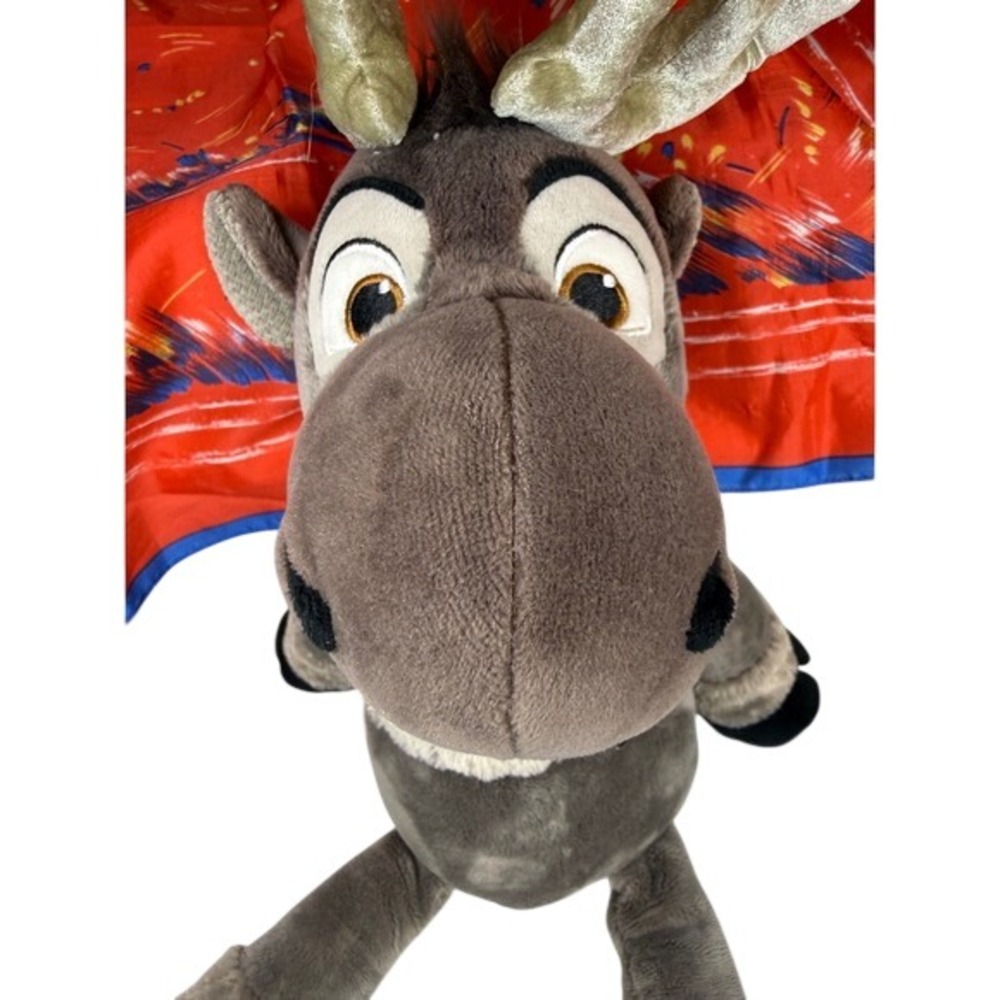 Disney Frozen Sven Scentsy Buddy Reindeer Plush Brown Gray 012021‎ Zipper Back